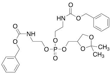 (2,2-Dimethyl-1,3-dioxolan-4-yl)methyl Dibenzyl Carbamate Phosphate - image 1