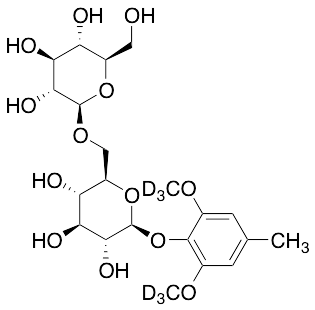 4-Methylsyringol Gentiobioside-d6 - image 1