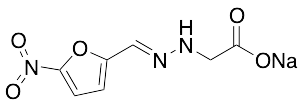 Sodium (E)-2-(2-((5-Nitrofuran-2-yl)methylene)hydrazinyl)acetate - image 1