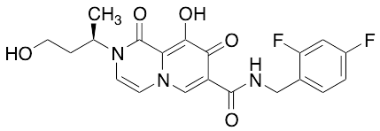 N-[(2,4-Difluorophenyl)methyl]-1,8-dihydro-9-hydroxy-2-[(1R)-3-hydroxy-1-methylpropyl]-1,8-dioxo-2H-pyrido[1,2-a]pyrazine-7-carboxamide - image 1
