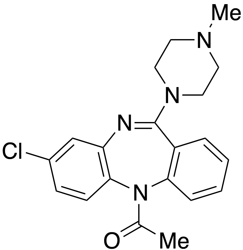 1-(8-Chloro-11-(4-methylpiperazin-1-yl)-5H-dibenzo[b,e][1,4]diazepin-5-yl)ethanone - image 1