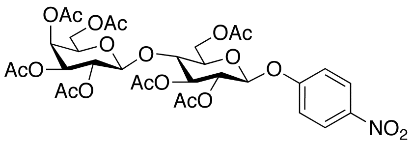 p-Nitrophenyl Beta-D-Lactopyranoside Heptaacetate - image 1