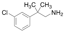 2-(3-Chlorophenyl)-2-methylpropan-1-amine - image 1