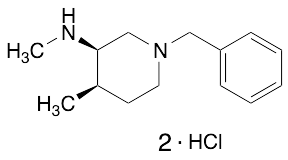 (3R,4R)-N,4-Dimethyl-1-(phenylmethyl)-3-piperidinamine Dihydrochloride - image 1