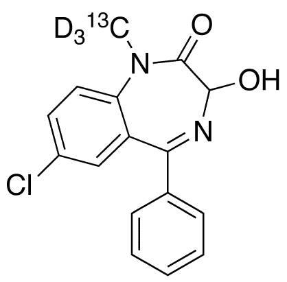 Temazepam-13C,d3 - image 1