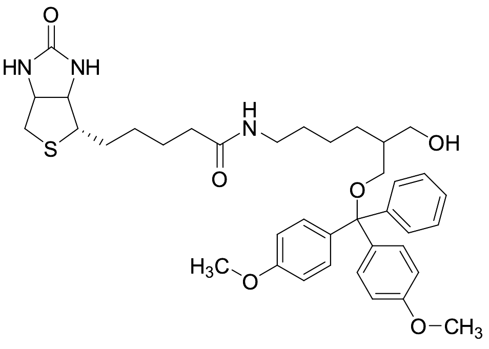 N-[6-(Bis(4-Methoxyphenyl)(Phenyl)Methoxy)-5-(Hydroxymethyl)Hexyl] Biotinamide - image 1