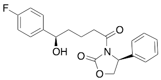 (S)-3-((R)-5-(4-Fluorophenyl)-5-hydroxypentanoyl)-4-phenyloxazolidin-2-one - image 1