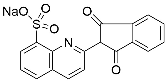 2-(2,3-Dihydro-1,3-dioxo-1H-inden-2-yl)-8-quinolinesulfonic Acid Sodium Salt - image 1