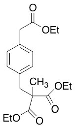 4-(2,2-Dicarboethoxy-propyl)phenylacetic Acid Ethyl Ester - image 1
