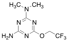 N2,N2-Dimethyl-6-(2,2,2-trifluoroethoxy)-1,3,5-triazine-2,4-diamine - image 1