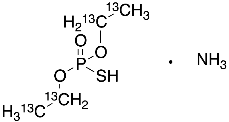 O,O-Diethyl Thiophosphate-13C4 Ammonium Salt - image 1