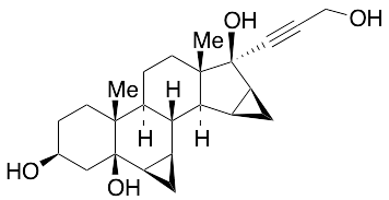 17-(3-Hydroxy-1-propynyl)-6Beta,7Beta:15Beta,16Beta-dimethyleneandrostane-3Beta,5Beta,17Beta-triol - image 1