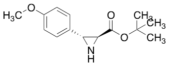 trans-tert-butyl 3-(4-methoxyphenyl)aziridine-2-carboxylate - image 1