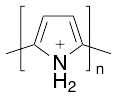 Polypyrrole (undoped, extent of labeling: ~20 wt. % loading, composite with carbon black) - image 1
