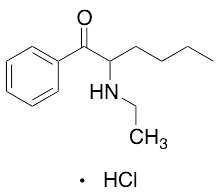 2-(Ethylamino)-1-phenyl-1-Hexanone Hydrochloride (1.0 mg/mL in Methanol) - image 1