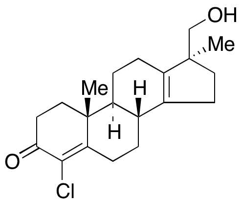 21-Desmethyl (17Beta)-21-Hydroxy-4–chloro-17-methyl-18-norpregna-4,13-dien-3-one - image 1