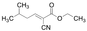 (E)-Ethyl 2-cyano-5-methylhex-2-enoate - image 1