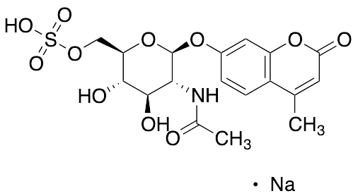 4-Methylumbelliferyl 2-Acetamido-2-deoxy-b-D-glucopyranoside 6-Sulphate Sodium Salt - image 1