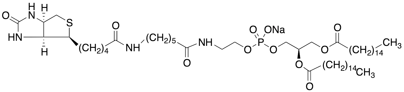 1,2-Dipalmityl-sn-glycero-3-Phosphoethanolamine-N-(cap biotinyl) Sodium Salt - image 1