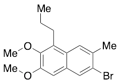 6-Bromo-2,3-dimethoxy-7-methyl-1-propylnaphthalene - image 1