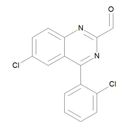 6-Chloro-4-(2-chlorophenyl)-2-quinazolinecarboxaldehyde - image 1