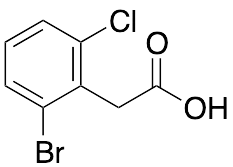 2-(2-Bromo-6-chlorophenyl)acetic Acid - image 1