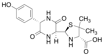 (2R,4S)-2-[(2S,5S)-5-(4-Hydroxyphenyl)-3,6-dioxo-2-piperazinyl]-5,5-dimethyl-4-thiazolidinecarboxylic Acid - image 1