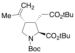[2S-(2Alpha,3Beta,4Beta)]-3-[2-(1,1-Dimethylethoxy)-2-oxoethyl]-4-(1-methylethenyl)-1,2-pyrrolidinedicarboxylic Acid Bis(1,1-Dimethylethyl) Ester - image 1