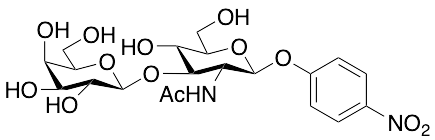 p-Nitrophenyl 2-Acetamido-2-deoxy-3-O-(Beta-D-galactopyranosyl)-Beta-D-glucopyranoside - image 1