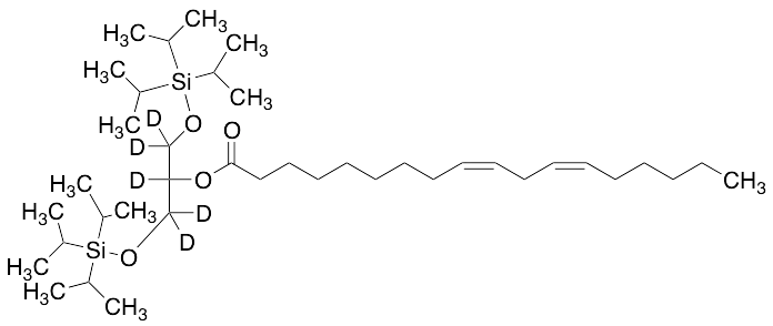 2-Linoleoyl-rac-glycerol-d5 O-TIPS - image 1