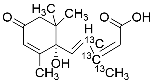 (+)-Cis,trans-Abscisic Acid- 13C3 - image 1