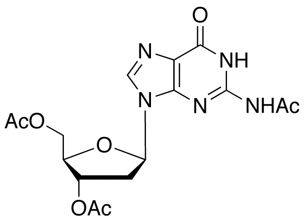 3’,5’,N2-Tri-O-acetyl 2’-Deoxyguanosine - image 1