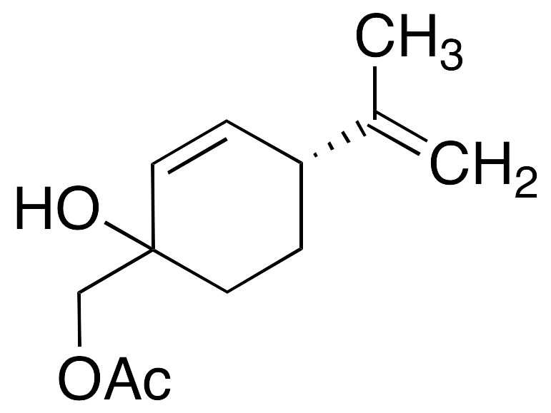 (4R)-1-Hydroxy-4-(1-methylethenyl)-2-cyclohexene-1-methanol 1-Acetate (Mixture of Diastereomers) - image 1