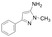 1-Methyl-3-phenyl-1H-pyrazol-5-amine - image 1