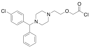 [2-[4-[(4-Chlorophenyl)phenylmethyl]-1-piperazinyl]ethoxy]acetyl Chloride - image 1