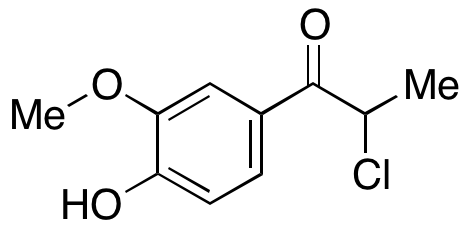 2-Chloro-1-(4-hydroxy-3-methoxyphenyl)propan-1-one - image 1