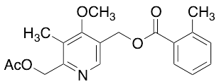 6-Acetoxymethyl-4-methoxy-5-methyl-3-pyridylmethanol o-Toluate - image 1