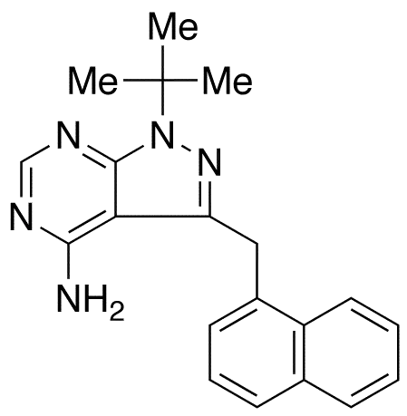 4-Amino-1-tert-butyl-3-(1’-naphthylmethyl)pyrazolo[3,4-d]pyrimidine - image 1