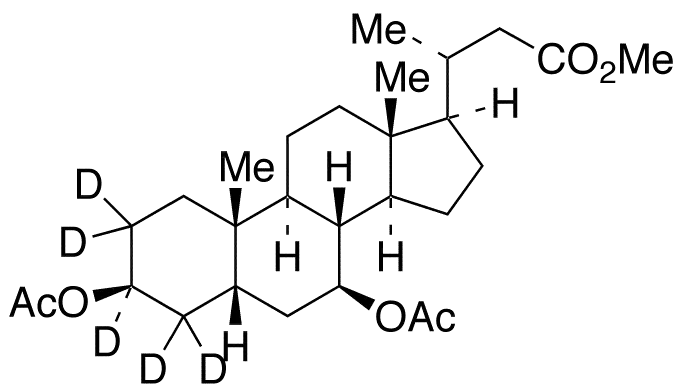3beta,7beta-Di-O-acetyl 24-Nor 3beta-Ursodeoxycholic Acid-d5 Methyl Ester - image 1