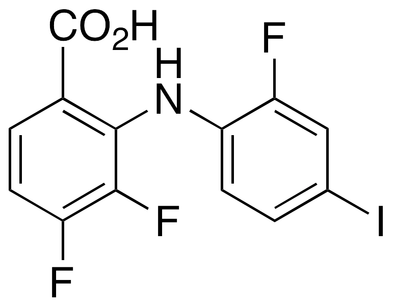 2-(2-Fluoro-4-iodoanilino)-3,4-difluorobenzoic Acid - image 1