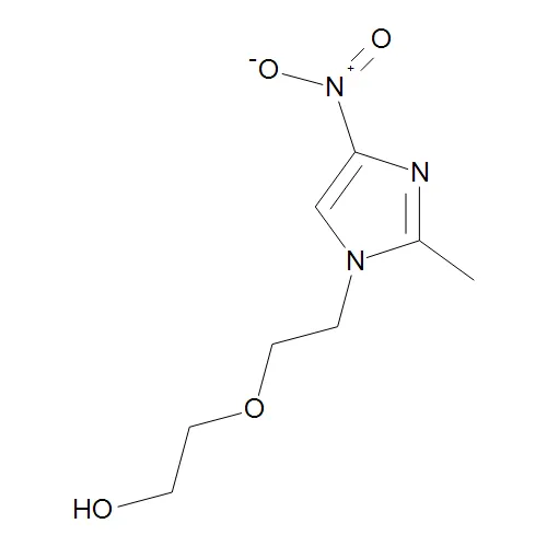2-[2-(2-Methyl-4-nitroimidazol-1-yl)ethoxy]ethanol - image 1