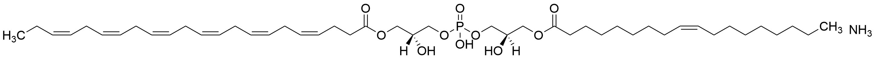 (2R)-2-Hydroxy-3-((hydroxy((R)-2-hydroxy-3-(oleoyloxy)propoxy)phosphoryl)oxy)propyl (4Z,7Z,10Z,13Z,16Z,19Z)-docosa-4,7,10,13,16,19-hexaenoate Ammonia Salt - image 1
