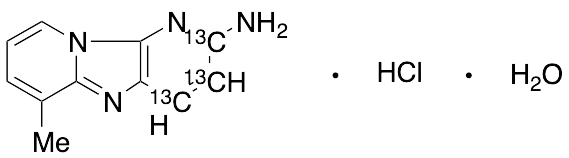 2-Amino-6-methyldipyrido[1,2-a:3',2'-d]imidazole-13C3 Hydrochloride Hydrate (>85%) - image 1