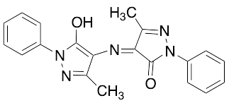 (Z)-4-((5-Hydroxy-3-methyl-1-phenyl-1H-pyrazol-4-yl)imino)-3-methyl-1-phenyl-1H-pyrazol-5(4H)-one - image 1