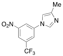 4-Methyl-1-[3-nitro-5-(trifluoromethyl)phenyl]-1H-imidazole - image 1