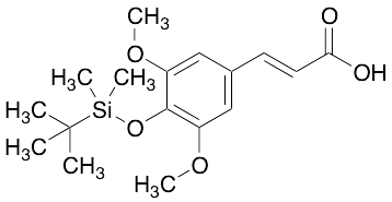 (2E)-3-[4-[[(1,1-Dimethylethyl)dimethylsilyl]oxy]-3,5-dimethoxyphenyl]-2-propenoic Acid - image 1