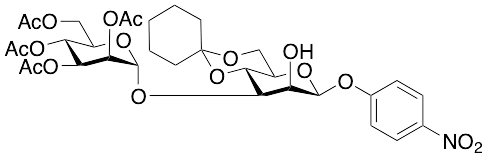 p-Nitrophenyl 3-O-(2,3,4,6-Tetra-O-acetyl-Alpha-D-mannopyranosyl)-4,6-O-cyclohexylidene-Beta-D-mannopyranoside - image 1