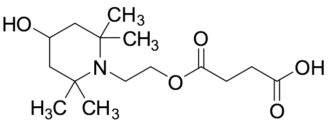 1-[2-(4-Hydroxy-2,2,6,6-tetramethyl-1-piperidinyl)ethyl] Ester Butanedioic Acid - image 1