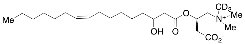 3-Hydroxy-9-hexadecenoyl-L-carnitine-d3 - image 1