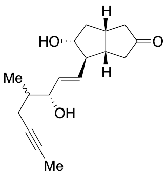 (3aS,4R,5R,6aR)-5-Hydroxy-4-((3R,E)-3-hydroxy-4-methyloct-1-en-6-yn-1-yl)hexahydropentalen-2(1H)-one - image 1